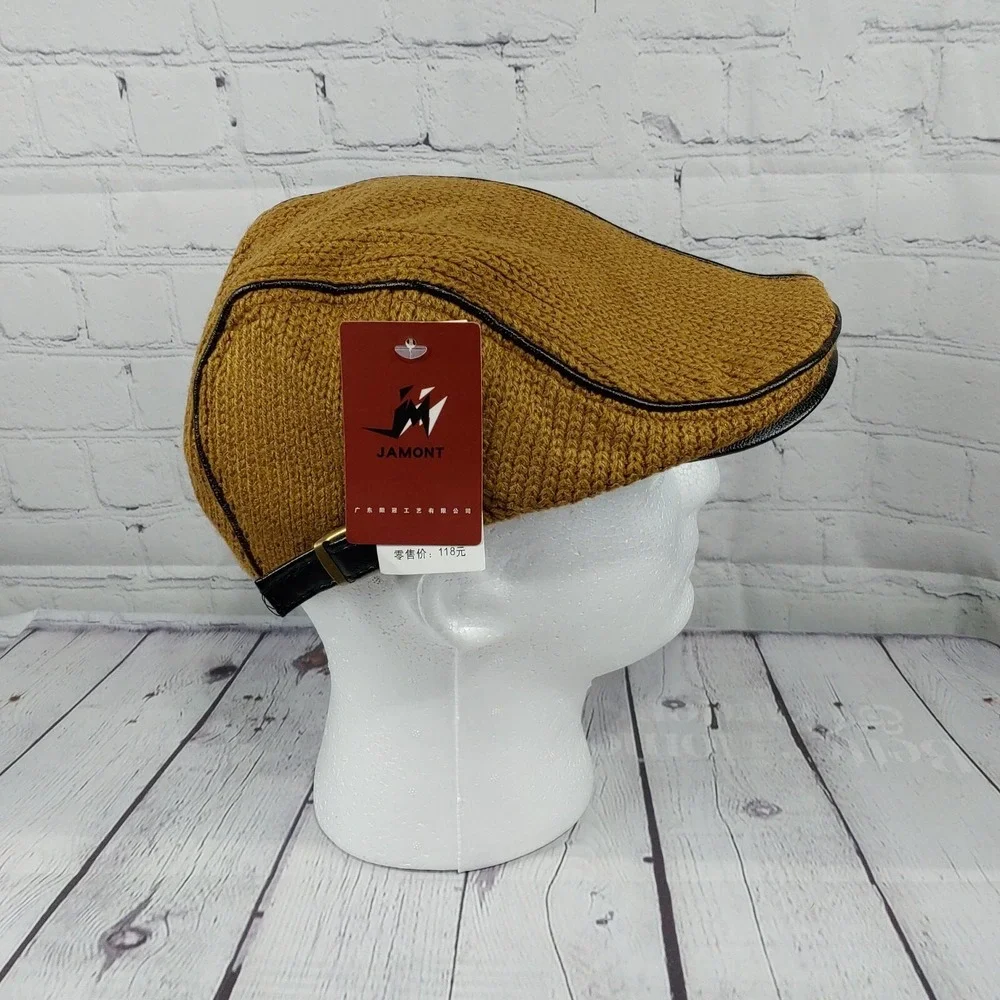 Mens Newsboy Retro Casual Duckbill Gatsby Cap Golf Driving Cabbie Beret Hats